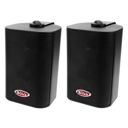Boss Audio 4 in 200W Full Range 3 Way Weatherproof Systems, 2PK