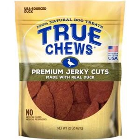 314082 22 oz True Chews Premium Jerky Cuts Duck Dog Treats