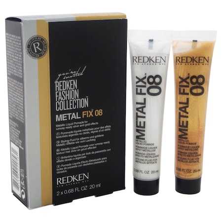 Redken 2 x 0.68 oz Unisex Fashion Collection Metal Fix 08 Metallic ...
