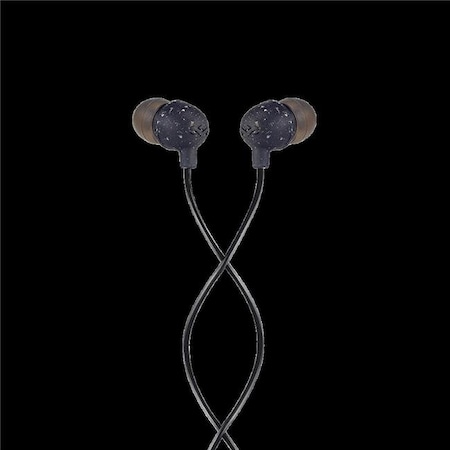 House of Marley EM-JE061-BK Little Bird In-Ear Earbuds with In-Line  Microphone Signature Black