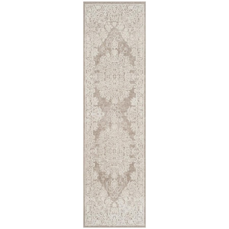 4x18 Rug Safavieh 12 x 18 ft. Reflection Power Loomed Runner Area Rug Beige ...