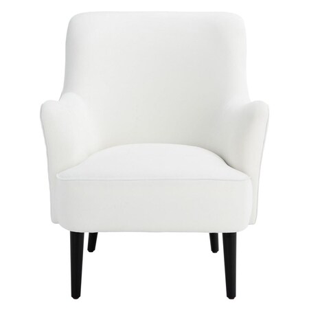 Safavieh Arlyss Accent Chair, White ACH4010B | Zoro