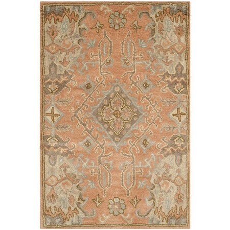 Safavieh Wyndham Hand Tufted Rectangle RugTerracotta 8 ft.9 in. x 12 ft ...