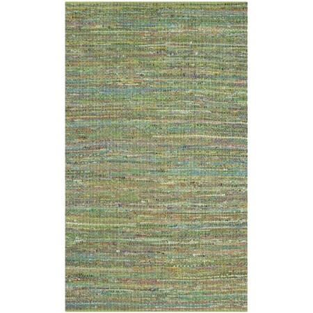 Safavieh 4 x 6 ft. Medium Rectangle Nantucket Hand Tufted RugGreen ...
