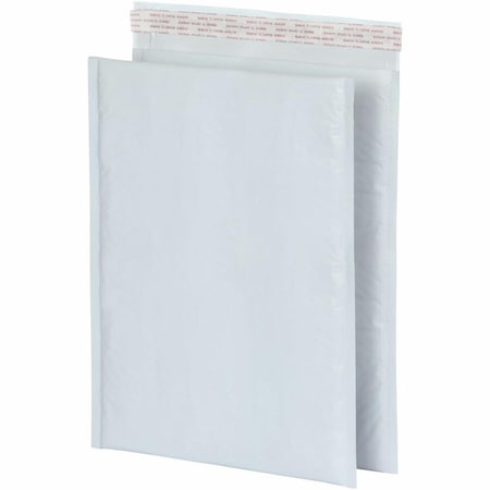 10.5 x 15 Poly Bubble Mailers, White, 25PK