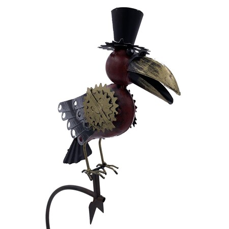 Esschert Design Steampunk Bird Rocker with Top Hat ZYCT812 | Zoro