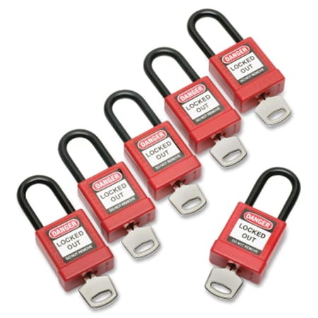 Clean All 534001 Lockout Tagout Padlocks Red CL3765816 | Zoro