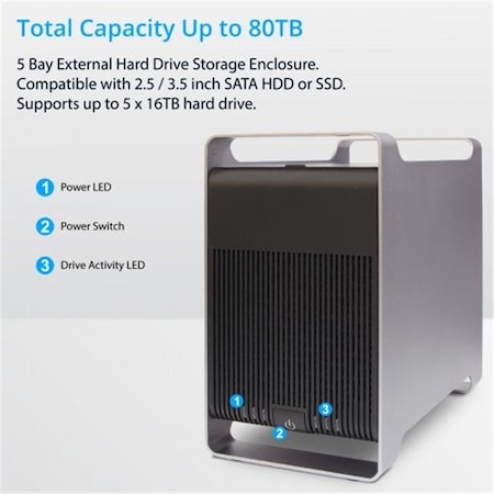 Syba SYBA SY-ENC50122 Bay SATA HDD External