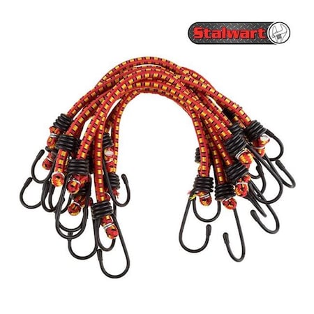 Stalwart 75-car1010 12 pulgadas Bungee cables – 10 unidades, 75-CAR1010