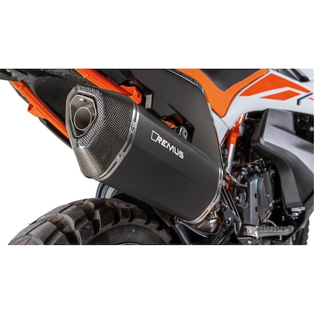 Black Hawk Slip on Exhaust for 2019 KTM 790 Adventure R Mod