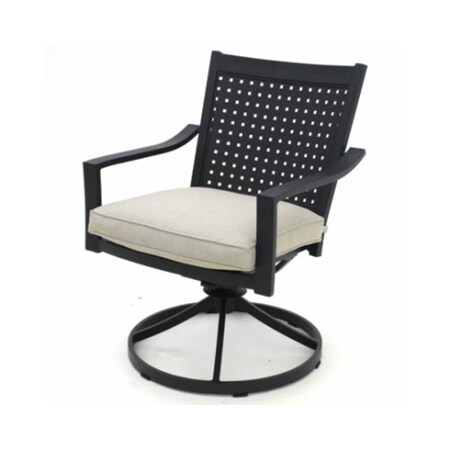 Comfortcorrect Four Seasons Highland Cast Aluminum Swivel Rocker Dining ...