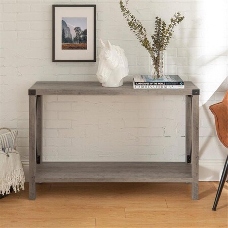 Walker Edison Furniture Walker Edison 46 in. Rustic Farmhouse Entryway ...
