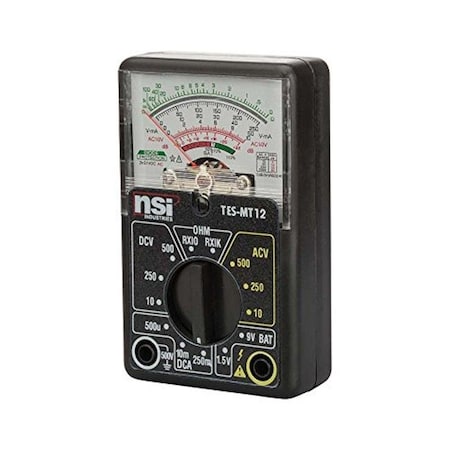 Nsi TES-MT12 5Function 12 Range Analog Multi Tester TES-MT12 | Zoro