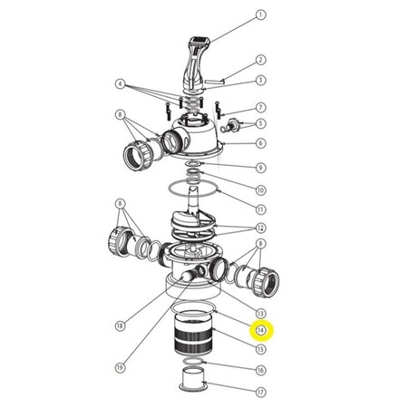 Hands On Multiport Valve O-Ring for 40 mm Collar HA4246469 | Zoro