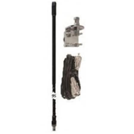 Procomm 3 ft. 0.37 x 24 in. Thread Fiberglass CB Antenna Whip, White