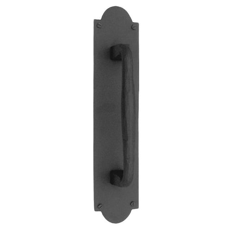 Acorn Mfg Acorn ILQBP Iron Art Hand Forged Pull with IMC Plate - Black ...