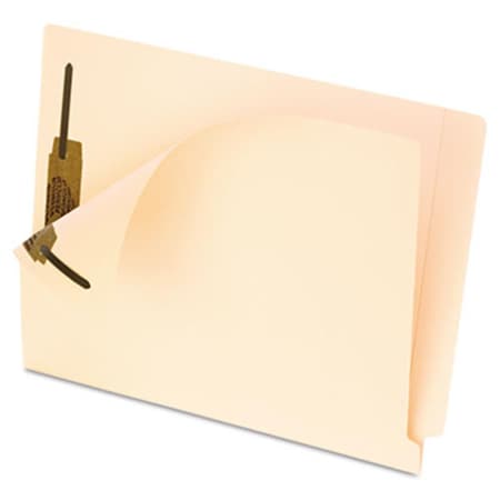 MicrobeGuard File Folders- Straight Cut- 2 Fasteners- Letter- Manila- 50/Box, 50PK