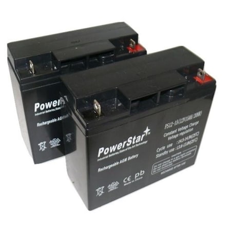 Powerstar APC RBC7 No. 7 Replacement Cartridge Battery PS12-15T-2PK-3 ...