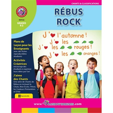 Rainbow Horizons Rebus Rock - French - Grade K to 2 Z46 | Zoro