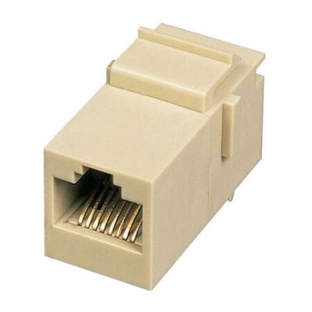 Furniture Insert Rj45 Fasttrack Rj45 8P8C Keystone Modular Insert Coupler - Ivory FA56898 | Zoro