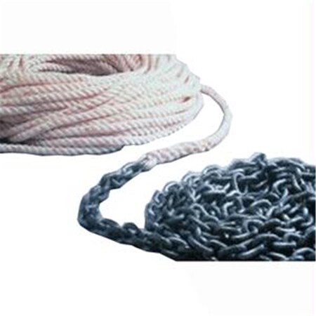 All Chain Rode Geared2Golf 150 ft. of 1/2 Inch Rope 10 ft. of 1/4 Inch Ht Chain Rode ...