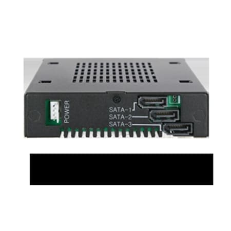 Sata Rack Icy Dock Triple Bay 2.5 in. SAS SATA Rack HD Enclosure USB MB993SK-B | Zoro