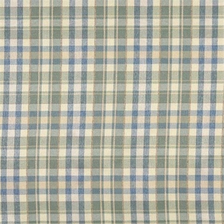 Designer Fabrics Designer Fabrics H488 54 in. Wide Blue; Beige And Green;  Textured Plaid Upholstery Grade Fabric H488