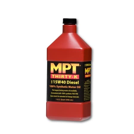 MPT THIRTY-K 15W40 Diesel 100% Synthetic Motor Oil