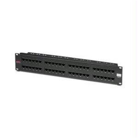 Apc Apc Cat 6 Patch Panel 48 Port Rj45 To 110 568 A-B Color Coded ...