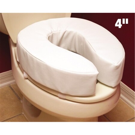 Essential Medical Supply Padded Toilet Riser - 4 In. B5071 | Zoro