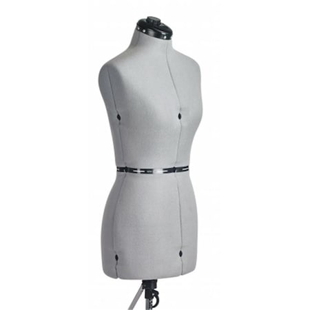 Family Dressform FAMILY DRESSFORM FM-M Family Medium Adjustable Mannequin  Dress Form Grey FM-M | Zoro