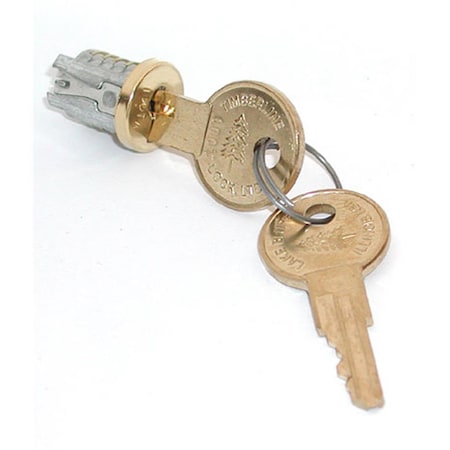 Hd Timberline Lock Plug Brass Keyed Alike - Key Number 100 TLLP 500 ...