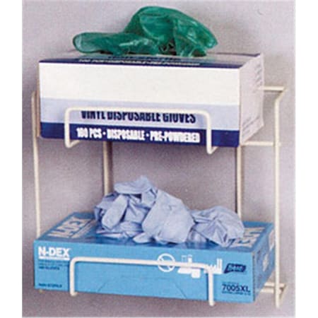 Lab Gloves Rack Val-Pak Products RackEm Racks 9.25 in. H Top Exam Glove Dispenser Rack ...