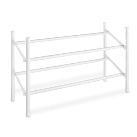 Rl Shoe Rack Rlm Distribution White Stackable & Expandable Shoe Rack; 24 x 45 in ...