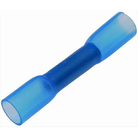 500-Pack Blue Vinyl Insulated Butt Splice Connectors – 16-14 Gauge, Sherco-Auto, Made In USA