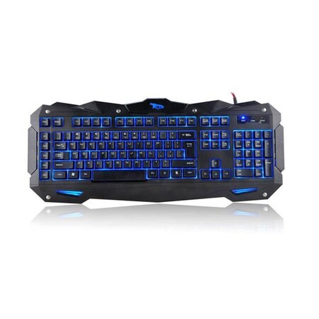Cobra 110-Key Wired USB LED Backlit Gaming Keyboard, Black