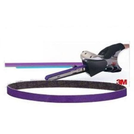 3M 33446 Cubitron II File Belt – 1/2" X 18", 10 Belts Per Box, Ceramic Grain For Fast, Cool Cutting On Metal