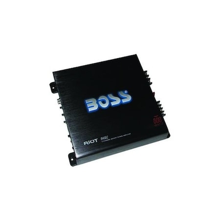 Amplificateur BOSS Audio RIOT R4002 2 Canaux 800W Max Classe A/B Avec Remote Bass - Kit Complet