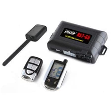 2-Way FM/FM LCD Remote Start and Keyless Entry System with Trunk Pop