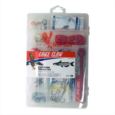 Eagle Claw Catfish Tackle Kit with Utility Box EA467539 | Zoro