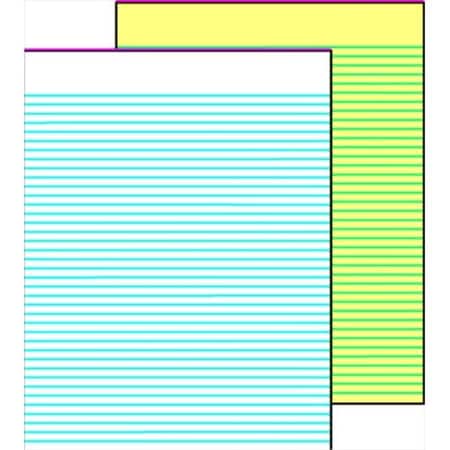 Smart Ruled Paper School Smart School Smart 085278 Gummed Ruled Writing Pad; 8.5 x 11 In ...