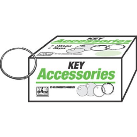 Hy-Ko Hy-Ko Products KB100 0.87 in. Split Key Ring, 1000PK HY573582 | Zoro