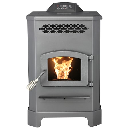 US STOVE COMPANY 2,200 Sq Ft King Mini Pellet Stove with 20 lb Hopper  (5501S) | Zoro
