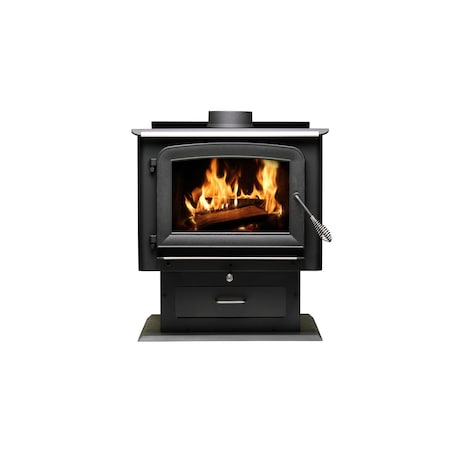 Ashley Hearth Products 2,500 Sq Ft EPA Certified Pedestal Wood Stove  AW2520E-P | Zoro