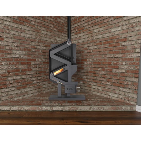 US STOVE COMPANY 2,000 Sqft WiseWay EPA Certified Gravity Fed NonElectric Pellet  Stove (GW1949) | Zoro