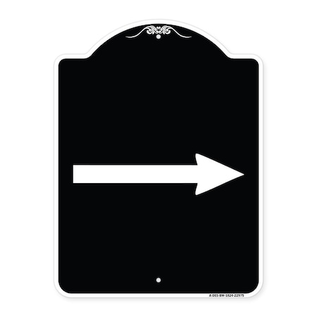 Signmission Right Arrow Symbol Heavy-Gauge Aluminum Architectural Sign ...