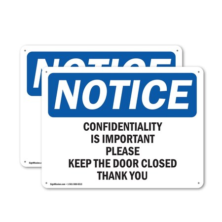 Signmission Confidentiality Is Important Please Keep, 24 in W x ...