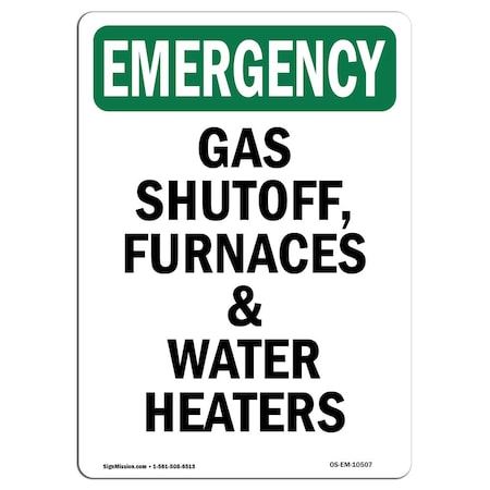 Signmission OSHA EMERGENCY, 24