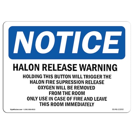 Signmission Safety Sign, OSHA Notice, 7