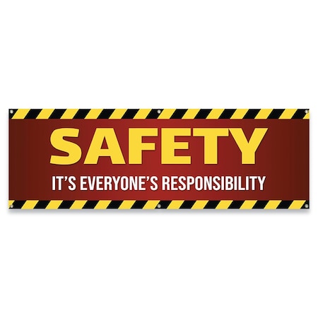 Signmission Safety Is Everyones Responsibility Banner Concession Stand ...